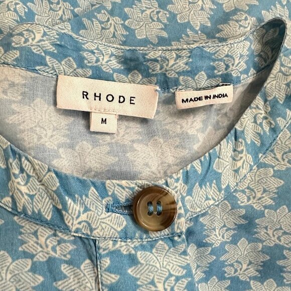 Rhode Emma Mini Dress in Loves Me Not Blue M - Picture 6 of 7